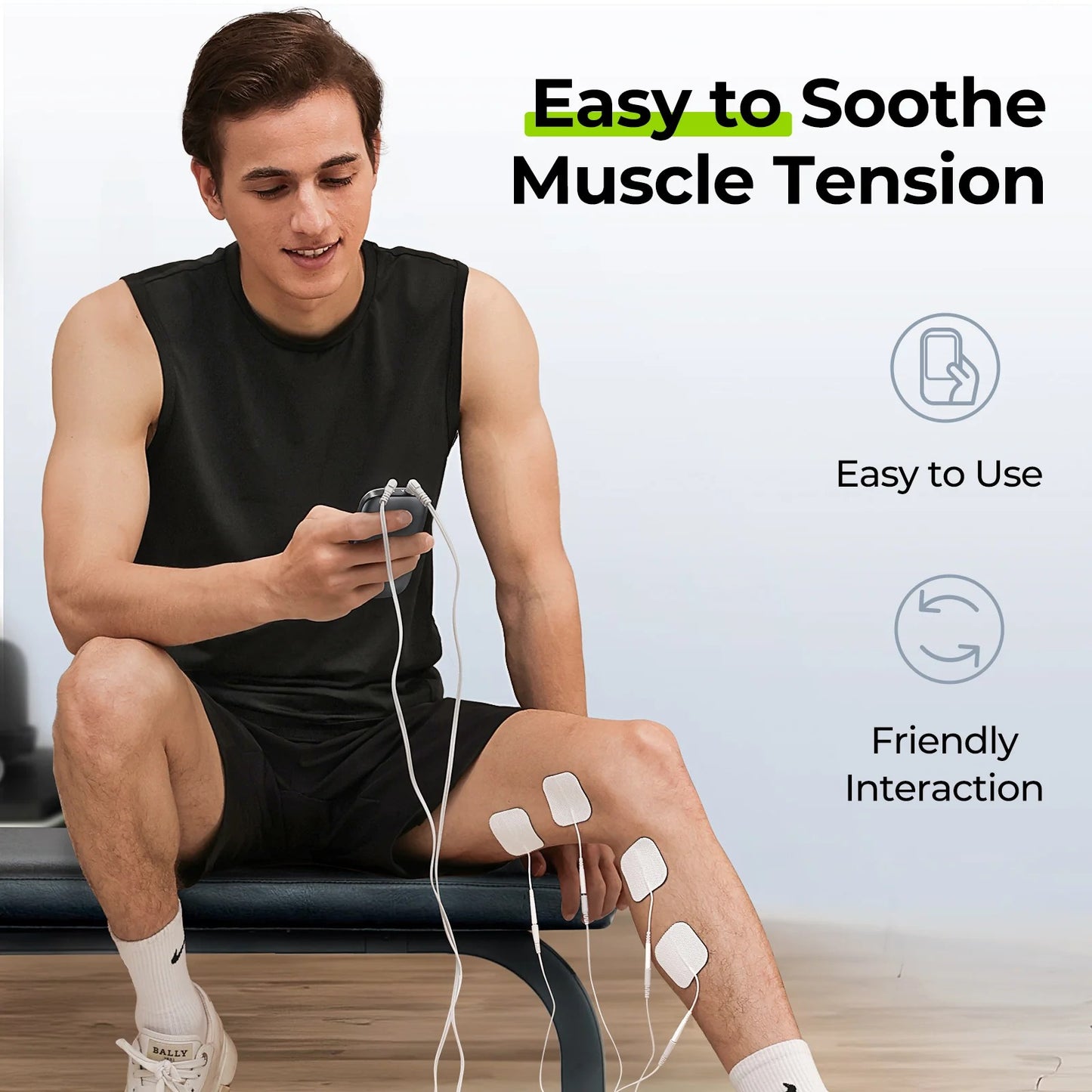 AUVON 3-in-1 TENS &amp; EMS Unit